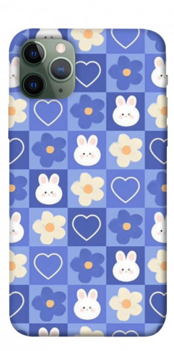 Чехол itsPrint Кролики-цветочки для Apple iPhone 11 Pro (5.8")