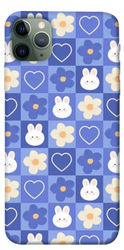Чехол itsPrint Кролики-цветочки для Apple iPhone 11 Pro Max (6.5")