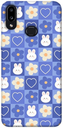Чехол itsPrint Кролики-цветочки для Samsung Galaxy A10s