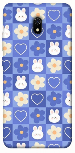 Чехол itsPrint Кролики-цветочки для Xiaomi Redmi 8a