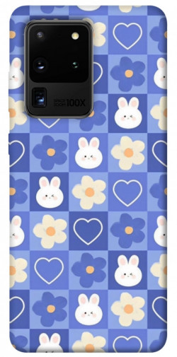 Чехол itsPrint Кролики-цветочки для Samsung Galaxy S20 Ultra
