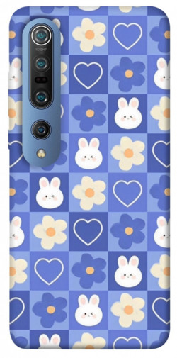 Чехол itsPrint Кролики-цветочки для Xiaomi Mi 10 / Mi 10 Pro