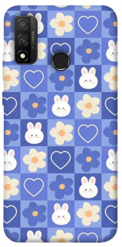 Чехол itsPrint Кролики-цветочки для Huawei P Smart (2020)
