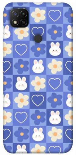 Чехол itsPrint Кролики-цветочки для Xiaomi Redmi 9C