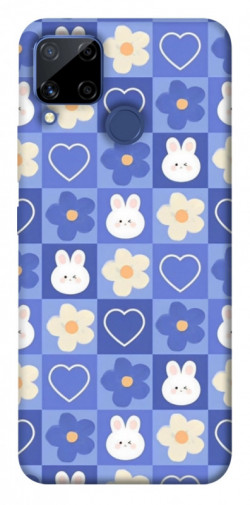 Чехол itsPrint Кролики-цветочки для Realme C15