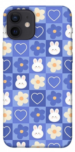 Чехол itsPrint Кролики-цветочки для Apple iPhone 12 Pro (6.1")
