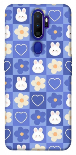 Чехол itsPrint Кролики-цветочки для Oppo A5 (2020) / Oppo A9 (2020)