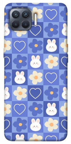 Чехол itsPrint Кролики-цветочки для Oppo Reno 4 Lite