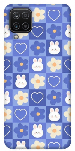 Чехол itsPrint Кролики-цветочки для Samsung Galaxy A12