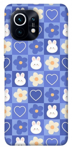 Чехол itsPrint Кролики-цветочки для Xiaomi Mi 11