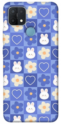 Чехол itsPrint Кролики-цветочки для Oppo A15s / A15