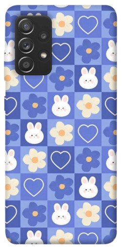 Чехол itsPrint Кролики-цветочки для Samsung Galaxy A72 4G / A72 5G