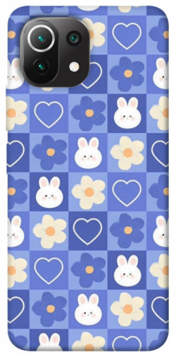 Чехол itsPrint Кролики-цветочки для Xiaomi Mi 11 Lite