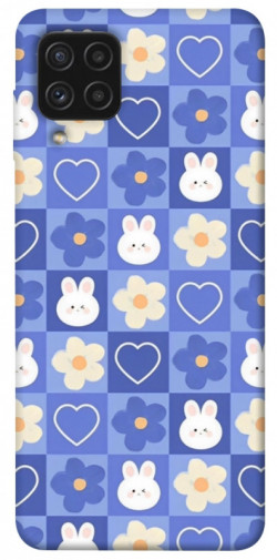 Чехол itsPrint Кролики-цветочки для Samsung Galaxy A22 4G