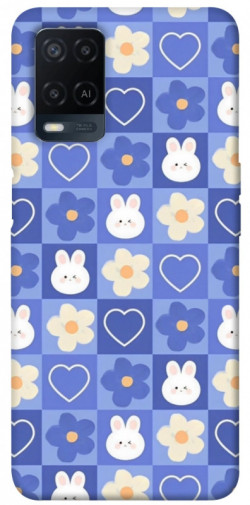Чехол itsPrint Кролики-цветочки для Oppo A16s / A16