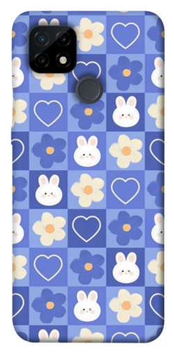 Чехол itsPrint Кролики-цветочки для Realme C21
