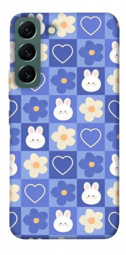 Чохол itsPrint Кролики-квіточки для Samsung Galaxy S22