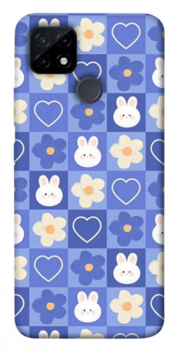 Чохол itsPrint Кролики-квіточки для Realme C21Y