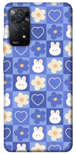 Чехол itsPrint Кролики-цветочки для Xiaomi Redmi Note 11 Pro 4G/5G