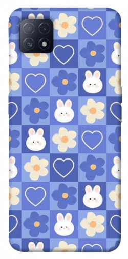 Чехол itsPrint Кролики-цветочки для Oppo A72 5G / A73 5G