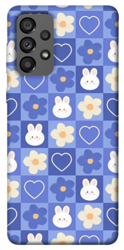 Чохол itsPrint Кролики-квіточки для Samsung Galaxy A73 5G