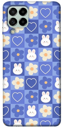 Чохол itsPrint Кролики-квіточки для Samsung Galaxy M53 5G