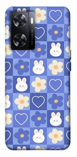 Чехол itsPrint Кролики-цветочки для OnePlus Nord N20 SE
