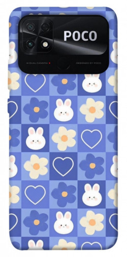 Чохол itsPrint Кролики-квіточки для Xiaomi Poco C40