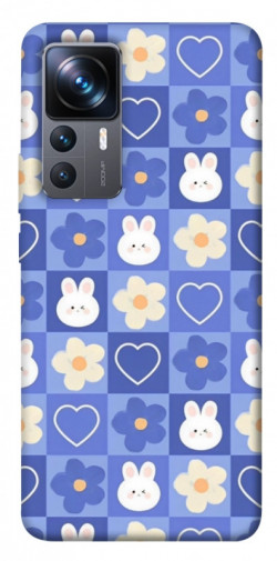 Чехол itsPrint Кролики-цветочки для Xiaomi 12T / 12T Pro