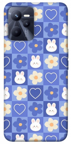 Чехол itsPrint Кролики-цветочки для Realme C35