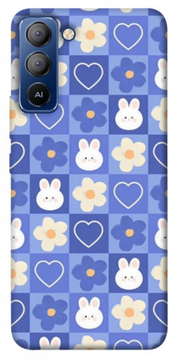 Чохол itsPrint Кролики-квіточки для TECNO Pop 5 LTE