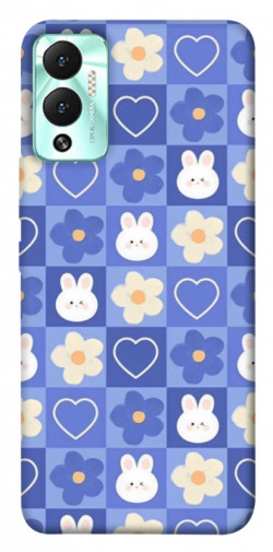 Чехол itsPrint Кролики-цветочки для Infinix Hot 12 Play