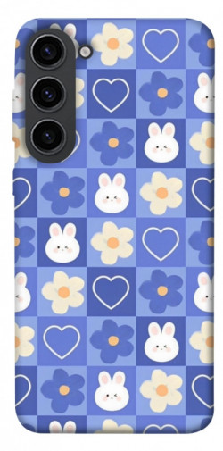 Чехол itsPrint Кролики-цветочки для Samsung Galaxy S23