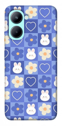 Чохол itsPrint Кролики-квіточки для Realme C33