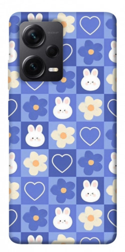 Чехол itsPrint Кролики-цветочки для Xiaomi Redmi Note 12 Pro+ 5G