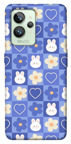 Чехол itsPrint Кролики-цветочки для Realme GT2