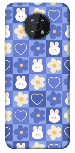 Чехол itsPrint Кролики-цветочки для Nokia G50