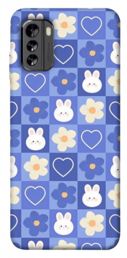 Чехол itsPrint Кролики-цветочки для Nokia G60