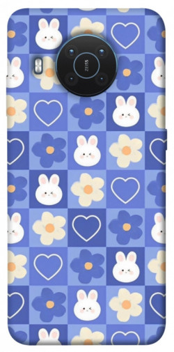 Чехол itsPrint Кролики-цветочки для Nokia X10 / X20