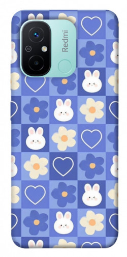 Чехол itsPrint Кролики-цветочки для Xiaomi Redmi 12C