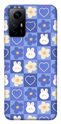 Чохол itsPrint Кролики-квіточки для Xiaomi Redmi Note 12S