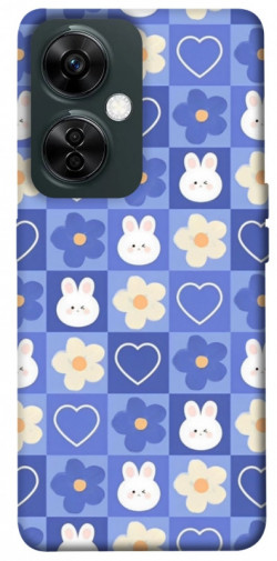 Чехол itsPrint Кролики-цветочки для OnePlus Nord CE 3 Lite