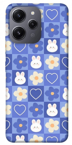 Чехол itsPrint Кролики-цветочки для Xiaomi Redmi 12