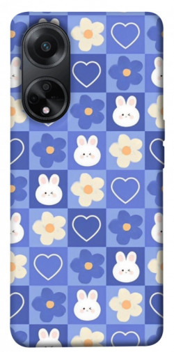Чехол itsPrint Кролики-цветочки для Oppo A98