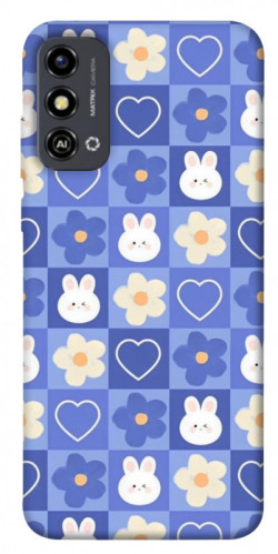 Чехол itsPrint Кролики-цветочки для ZTE Blade A53