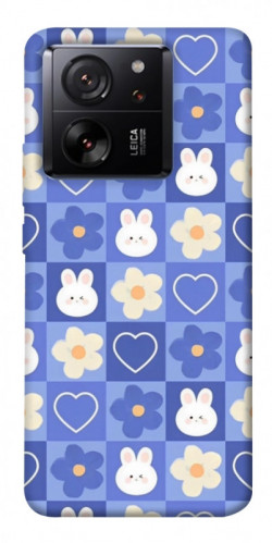 Чехол itsPrint Кролики-цветочки для Xiaomi 13T