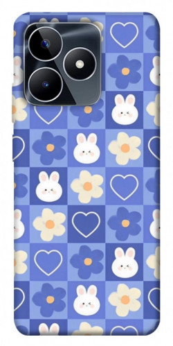 Чехол itsPrint Кролики-цветочки для Realme C53