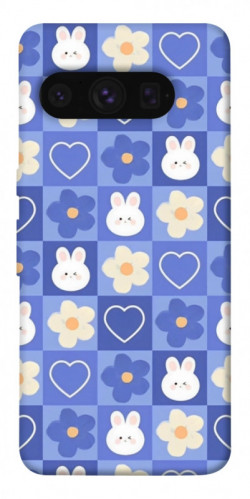 Чехол itsPrint Кролики-цветочки для Google Pixel 8 Pro