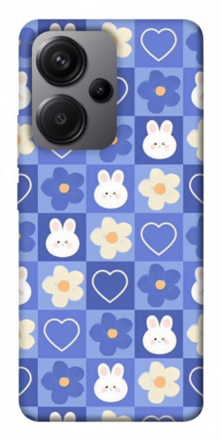Чехол itsPrint Кролики-цветочки для Xiaomi Redmi Note 13 Pro+