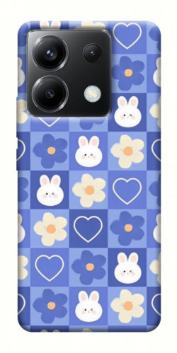 Чехол itsPrint Кролики-цветочки для Xiaomi Poco X6